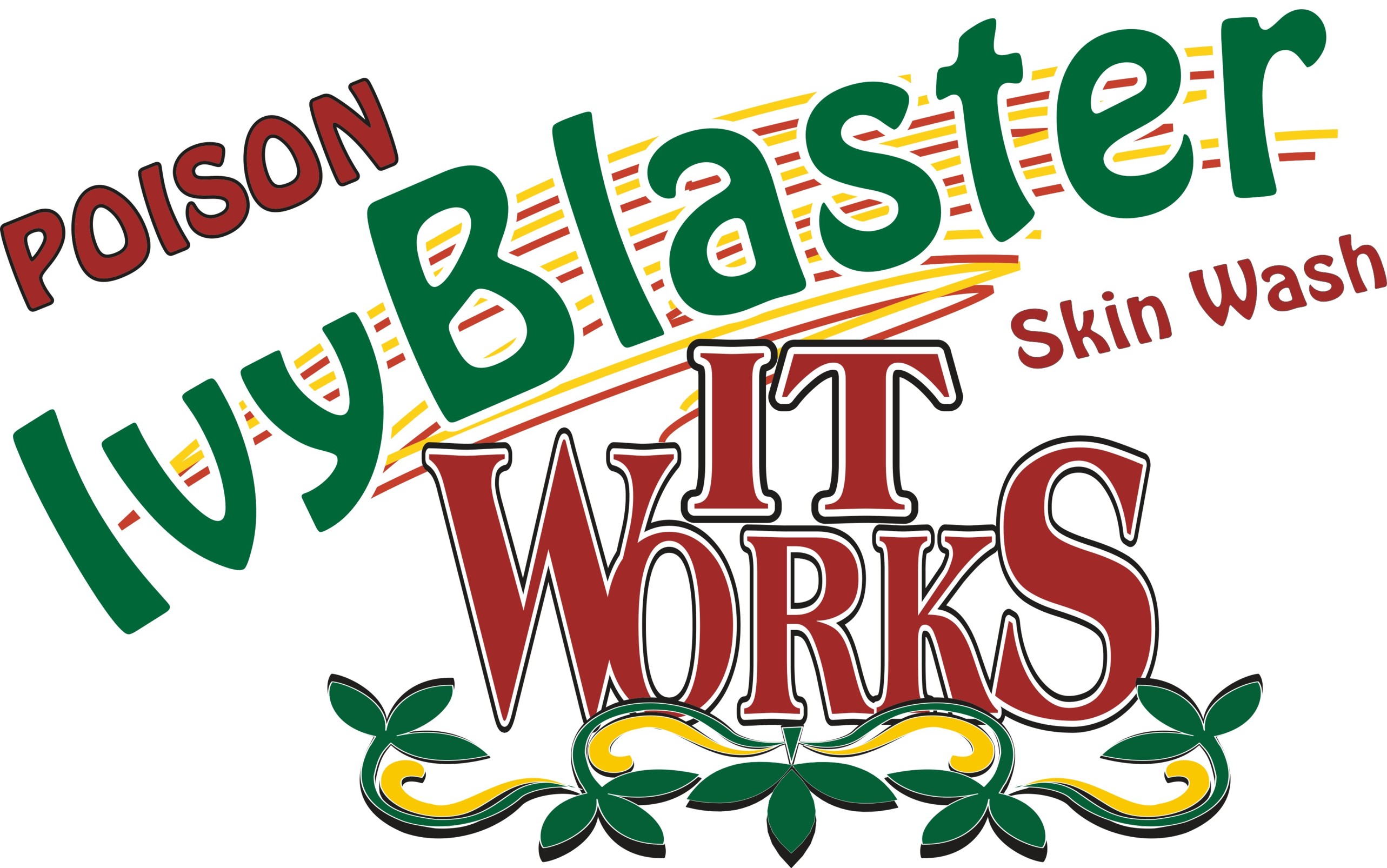 Poison Ivy Blaster Logo Header Poison Ivy Oak Sumac Skin Wash Treatment