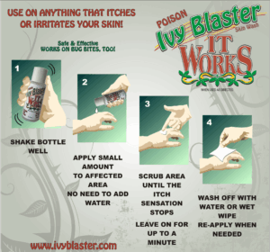 How to use Ivy Blaster Poison Ivy Soap